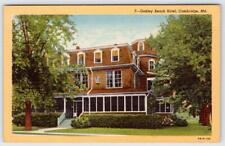 1940-50's CAMBRIDGE MARYLAND MD OAKLEY HOTEL VINTAGE CANN & BRO LINEN POSTCARD picture