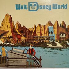 Postcard FL Walt Disney World Magic Kingdom Wilderness Rivers PRE OPENING 1971 picture