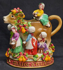 2000 Fitz & Floyd 12 Days of Christmas 8 Eight Maids A Milking 16 Oz. Pitcher picture
