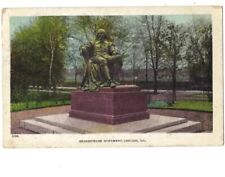 Postcard - Shakespeare Monument - Chicago Illinois IL - c1909 picture