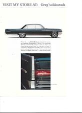Two  Original 1963 Buick Electra 225 vintage print ad (ads): picture