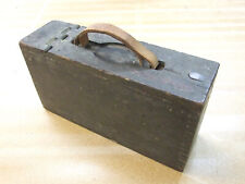 Rare WWI U.S..30 Cal Machine Gun belt box/GILBERT TOYS Tool Chest -Solid oak picture