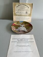 Vintage Knowles China Scarlett 1978 Gone With The Wind Plate #00517MM Original picture