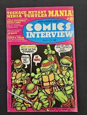 Comics Interview #27 1985 Teenage Mutant Ninja Turtles 1st Casey Jones picture