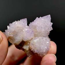 1.7in 32g Trigonic Record Keeper Amethyst Spirit Quartz Crystal Cluster, South A picture
