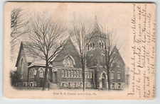 Postcard 1906 Vintage RPPC First M.E. Church in Union City, PA picture