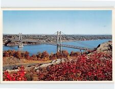 Postcard Mid-Hudson Bridge Highland New York USA picture