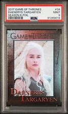 Daenerys Targaryen 2017 Game Of Thrones Season 6 Foil Parallel PSA 9 Mint #34 picture