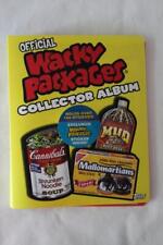2006 TOPPS WACKY PACKAGES NEW COLLECTOR ALBUM WITH ANS 4 BONUS CARD picture