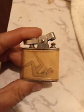 Original 1950s Mambro sexy pin up Cigarette Lighter in good condition and works  picture