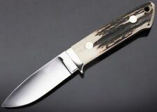 Handmade Bob Loveless Knife, Hunting Knife, Custom Handmade Knife, stag horn picture