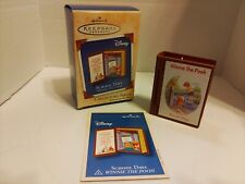 Hallmark Ornament School Days Winnie The Pooh. Book Opens, Insert Card Included picture