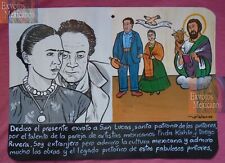 Exvoto dedicated to the couple of Mexican painters Frida Kahlo and Diego Rivera picture