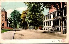 Postcard State Street and Pavilion Hotel in Montpelier, Vermont picture