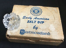 Vintage Westmoreland Early American Salt Dips Authentic Handmade Glass (12) Box picture