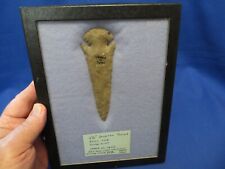Authentic SUPER FINE LARGE Dovetail Arrowhead 4-3/4 Inch Dover Flint Tennessee picture