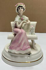 Goebel Huldah Genevieve On Bench #735 Made in Western Germany 1963 picture