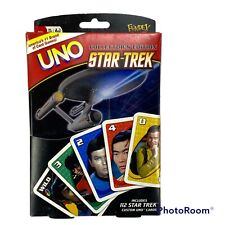 Mattel Star Trek UNO Card Game Special Edition Collectible Storage Tin 2008 picture