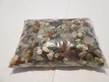 Polished Gemstone/Agate Mixture Chips Ass. sizes xxtra,xtra small 250 Gram £3.60 picture