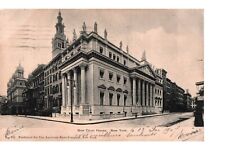 Postcard New York New Courty House Postmarked 1907 Paris France Addressed picture