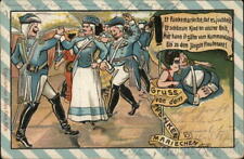 Germany 1905 Gruss von dem Funkenmariechen Anton Klein Postcard 10 stamp Vintage picture