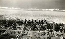 c1940s Aerial View of Seaview Washington Vintage Real Photo Postcard picture