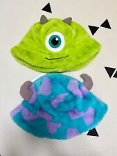 Tokyo Disney Resort Mike Sulley Sully Fluffy Bucket Hat cap set Monsters Inc picture