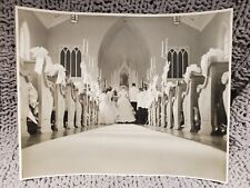 Vintage Photograph- 1950s Wedding Black & White 8x10 picture