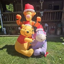Gemmy Disney Winnie the Pooh Tigger Eeyore Christmas Airblown Inflatable picture
