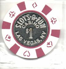 Slots A Fun 1 Dollar Casino Chip as pictured 1995 picture