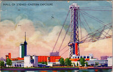 Postcard Chicago 1933 Worlds Fair Hall Of Science Eastern Exposure picture