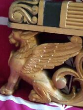 Egyptian Revivalist Griffin Chair Arm Wood, 10% To Paralyzed Veterans of America picture