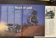 BSA  GOLD STAR MOTORCYCLE  Magazine ARTICLE picture