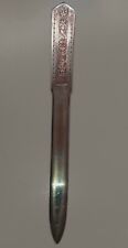 Vintage IDL No. 900 Stainless Steel Art Nouveau letter Opener Made In Japan picture