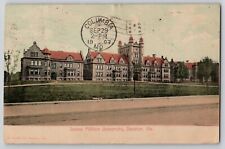 James Millikin University Decatur IL Illinois Vtg Postcard 1907 picture