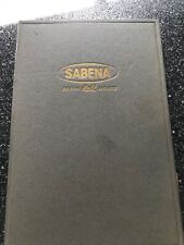 Vintage SABENA BELGIAN WORLD AIRLINES Travel Info Kit , 1960's picture