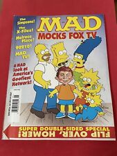 Vintage 1999 MAD MAGAZINE - #137 Super Special Mocks Fox TV - Simpsons picture