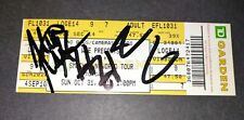 TRIPLE H HHH STEPHANIE MCMAHON SIGNED WWE TICKET SMACKDOWN HALLOWEEN 2010 PROOF picture