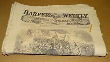 Harper's Weekly Newspaper 1862-1863 (3 issues) Civil War picture