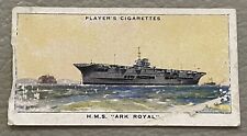 1939 John Player & Sons Modern Naval Craft #16 H.M.S. Ark Royal picture