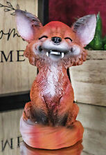 Ebros Sinister Grinning Urban Fox TeeHee Pets Collectible Statue 4.25