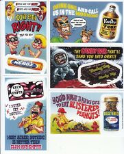 2021 Topps Wacky Packages Wonky Ad set of 8 cards w/ Checklist Wrapper 3x5  picture