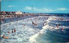 1950'S. OCEAN CITY, NJ. BATHING BEACH. POSTCARD. BQ4 picture