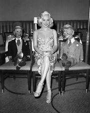 Mamie Van Doren with Ventriliquist dummy Charlie McCarthy 8x10 Photo picture