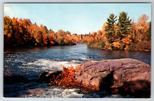 c1960s Greetings Bantam Connecticut River Vintage Postcard picture