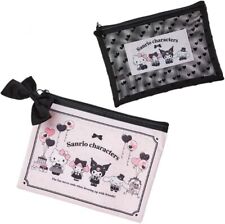 Sanrio Character Flat Pouch Set (Tokimeki Sweet Party) My Melody Hello Kitty New picture