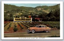 Postcard White Border Cadillac Series 61 Near Asti California picture