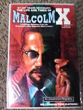 THE LIFE & TIMES OF MALCOLM X 1 - MILLENNIUM COMICS - FINE 6.0 picture