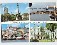 Postcard Fisher Boats Harbour Porto das Barcas Belém Brazil picture