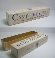 c. 1940s Camp Fire Girls Chocolate Covered Mints Box 